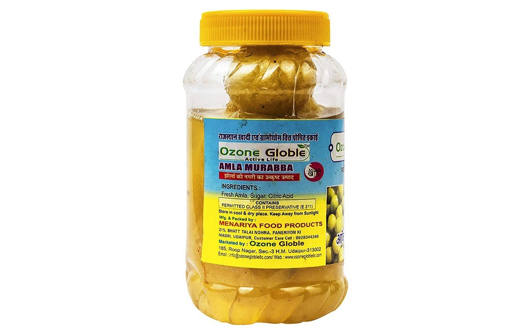 Ozone Globle Amla Murabba    Plastic Jar  400 grams